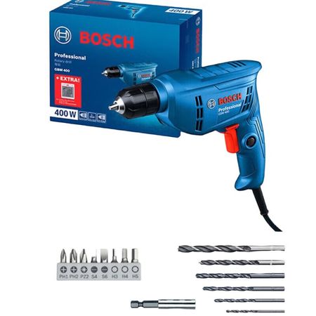 Дрель ручная Bosch GBM-400, 400W