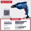 Дрель электрическая Bosch GBM345 + комплект насадок, 15 штук