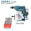 Дрель электрическая Makita M6001B + набор из 10 предметов для металлообработки