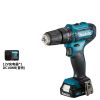 Дрель аккумуляторная Makita HP333DWY, 10 мм + аккумулятор 12V/1.5Ah