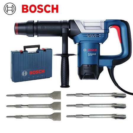 Перфоратор Bosch GSH 500 + два комплекта насадок
