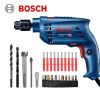 Дрель электрическая Bosch GSB 10 RE с насадками, 500W