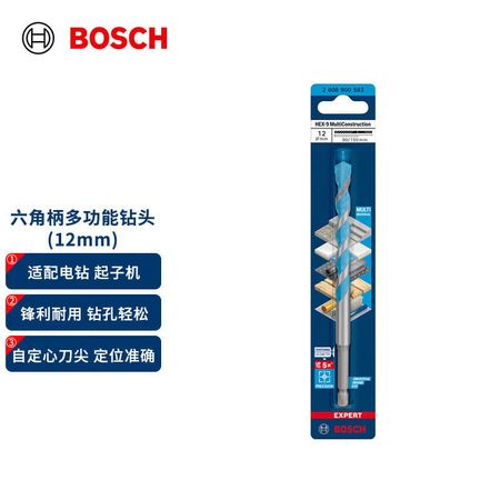 Многофункциональное сверло Bosch с шестигранной ручкой, 12 мм