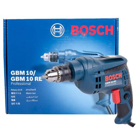 Дрель электрическая Bosch GBM 10 RE, 600W