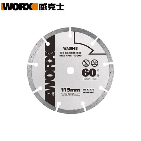 WORX WA5048 115 мм алмазная пила мини электрическая пила для резки нескольких материалов бытовой деревообрабатывающий электроинструмент аксессуары
