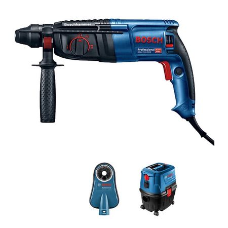 Дрель электрическая Bosch GBH-2-26-DRE + набор для защиты от пыли