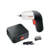 Отвертка аккумуляторная Bosch Ixo 6, белый / черный