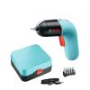 Отвертка аккумуляторная Bosch IXO 6, черный / синий