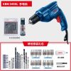 Дрель электрическая Bosch GBM345KL + насадки, 40 штук