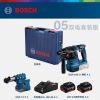 Перфоратор Bosch GBH 185-Li + два аккумулятора 18V/5.0Ah, зарядное устройство, пылесборник, кейс
