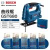 Лобзик электрический Bosch GST680 + набор насадок, 10 штук