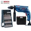 Дрель электрическая Bosch GSB 550 + набор отверток типа X, 25 предметов