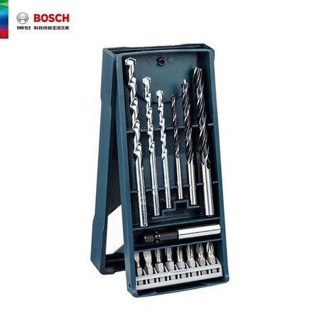 Набор спиральных сверл Bosch + насадки