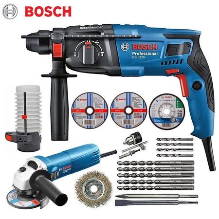 Перфоратор Bosch GBH220 + насадки