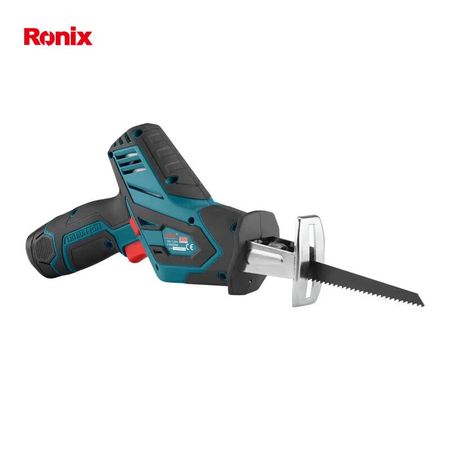 Немецкая сабельная пила с литиевыми аккумуляторами Ronix 8305 12В, два аккумулятора (2,0 Ач), один заряд