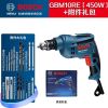 Дрель электрическая Bosch GBM10RE, 10 мм + комплект сверл