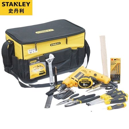 Дрель электрическая Stanley Dewalt CS-82-012-TC + набор инструментов, 32 предмета
