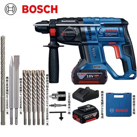 Дрель электрическая Bosch GBH 180-Li + комплект сверл