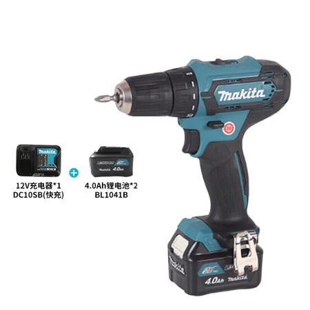 Дрель пистолетная Makita DF332DSME + два аккумулятора 12V/4.0Ah