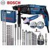 Дрель электрическая Bosch GBH 220 + щлифовальная машина, комплект сверл, кейс