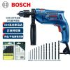 Дрель электрическая Bosch GSB550 + комплект сверл, 13 штук