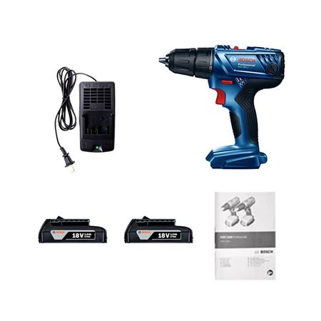 Дрель Bosch GSR-180-Li + два аккумулятора 1.5Ah, зарядное устройство
