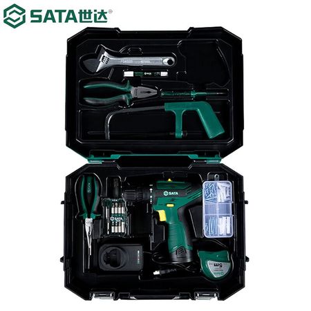 Набор практичных литиевых электродрелей SATA из 77 предметов 05152B