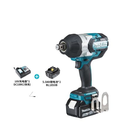 Гайковерт ударный Makita DTW1001RTJ + два аккумулятора 18V/5.0Ah, зарядное устройство