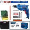 Дрель электрическая Bosch GBM 400 + комплект сверл, насадки, кейс