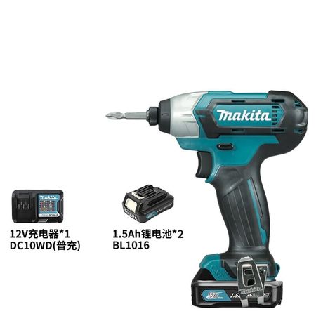 Дрель аккумуляторная Makita TD110DWYE + два аккумулятора 12V/1.5Ah, зарядное устройство