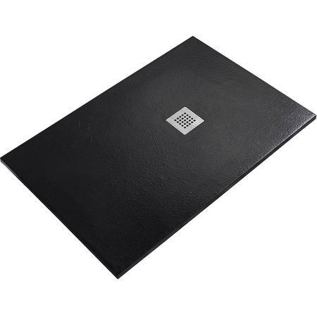 Душевой поддон из искусственного камня Starohome Solid 140х90 1237838 Black Matt