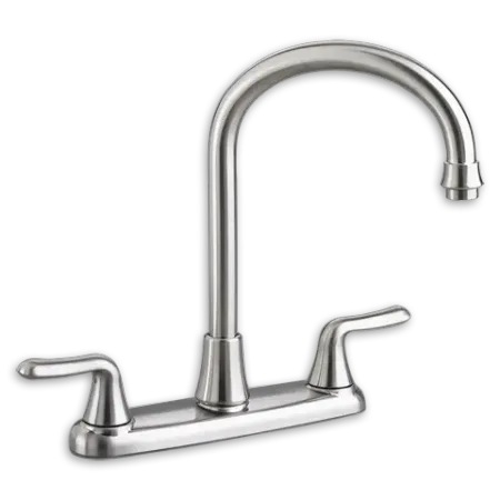 Кухонный смеситель American Standard Colony с двумя ручками и изливом на гибкой шее, polished chrome