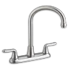 Кухонный смеситель American Standard Colony с двумя ручками и изливом на гибкой шее, polished chrome