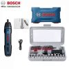 Набор электрических отверток Bosch GO2, бытовой пистолет, перезаряжаемая отвертка с литиевой батареей, профессиональный электроинструмент
