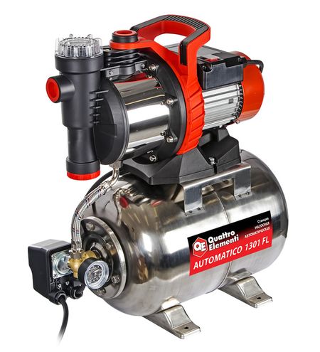 Насосная станция QUATTRO ELEMENTI Automatico 1301 FL Inox