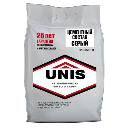состав цементный UNIS серый 5кг
