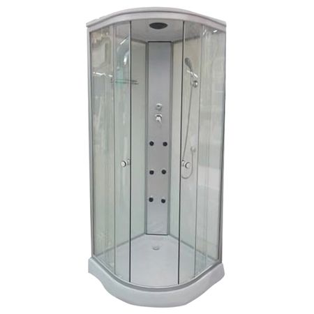 кабина душевая с гидромассажем Classic 100x100x215см, низкий поддон