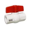 кран шаровый 3/4" ВР/ВР ABC пластик белый