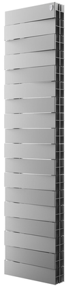 Биметаллический радиатор Royal Thermo PianoForte Tower 300 Silver Satin - 18 секц.