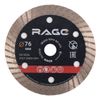 диск алмазный RAGE by VIRA по керамограниту 76х10х1,2мм турбированный
