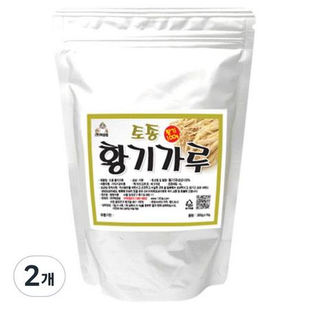 Порошок астрагала местного производства Baekjangsaeng, 300 г, 2 шт., корейская здоровая пища
