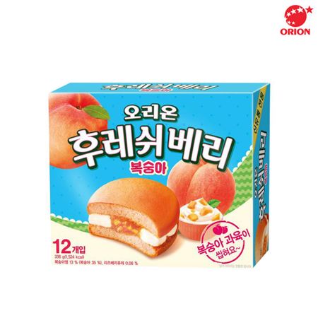 Orion Fresh Berry со вкусом персика 336 г (12 пакетов)