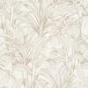 Обои Grandeco Asperia A 51402 Винил на флизелине (0,53*10,05) Белый/Коричневый, Листья