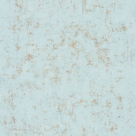 Обои Caselio Beton 2 101496250 Винил на флизелине (0,53*10,05) Голубой/Коричневый, Штукатурка