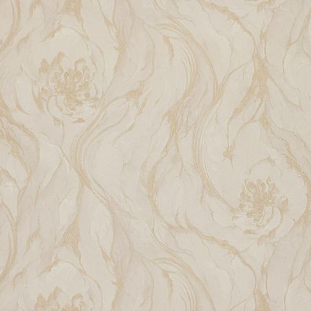 Обои Fipar Gold R 23620 Винил на флизелине (1,06*10,05) Бежевый/Золото, Мрамор/Цветы
