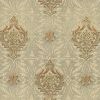 Обои Emiliana Parati Roberto Cavalli 8 19011 Винил на флизелине (1,06*10,05) Золото, Дамаск