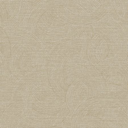 Обои Grandeco Perfect Harmony PH 3305 Винил на флизелине (0,53*10,05) Серый/Коричневый, Круги/Полоса/Рогожка