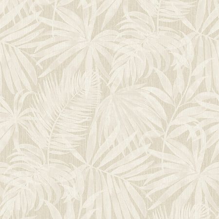 Обои Grandeco Perfect Harmony PH 3402 Винил на флизелине (0,53*10,05) Бежевый, Листья/Рогожка