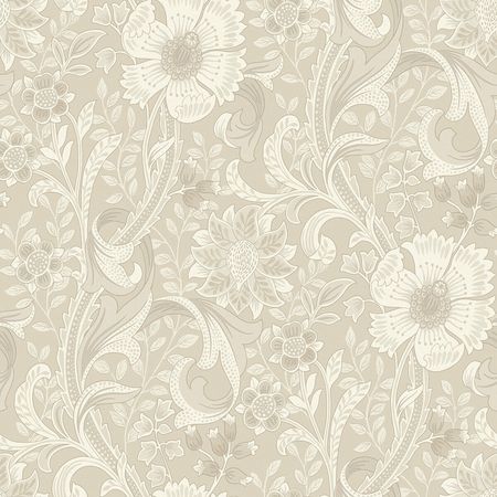 Обои Grandeco Perfect Harmony PH 3102 Винил на флизелине (0,53*10,05) Бежевый/Коричневый, Цветы/Листья