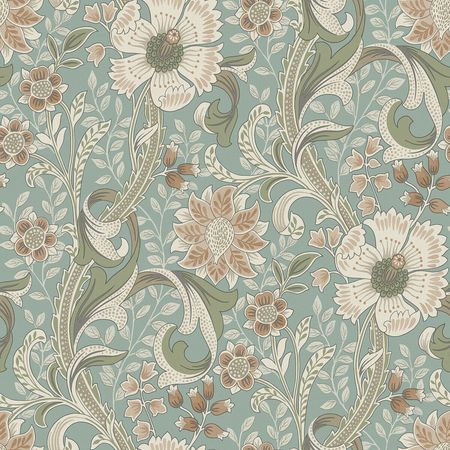 Обои Grandeco Perfect Harmony PH 3106 Винил на флизелине (0,53*10,05) Бежевый/Коричневый/Зеленый, Цветы/Листья